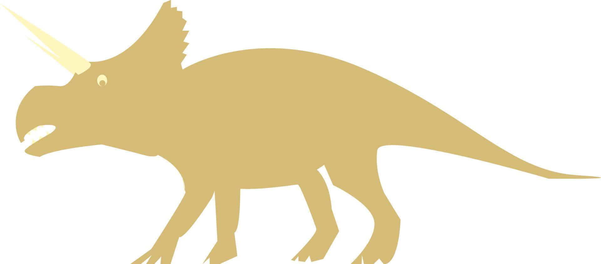 Triceratops tranparent illustration vector