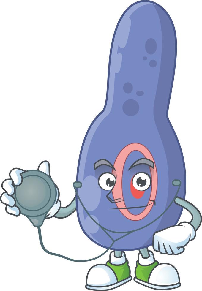Clostrisium botulinum Cartoon character vector