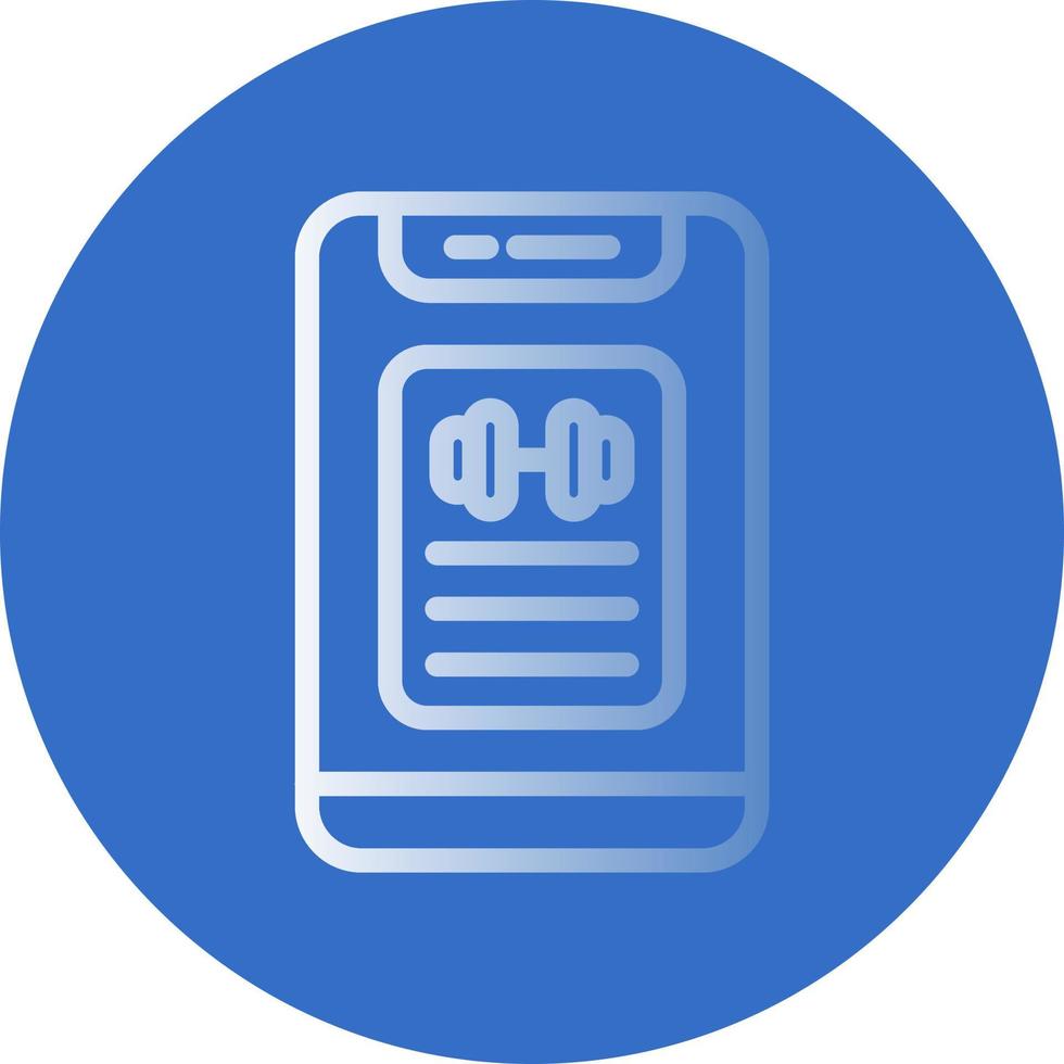 Workout Progress Vector Icon Design