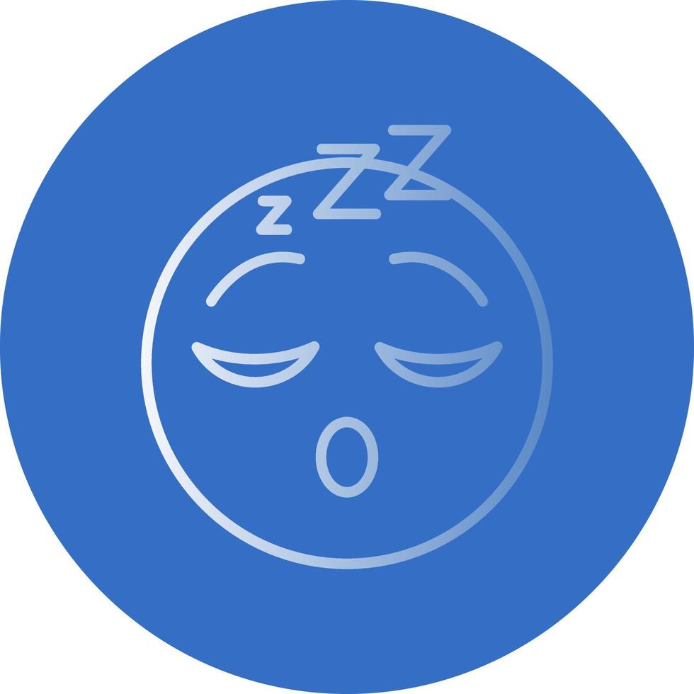 Sleeping Face Vector Icon Design