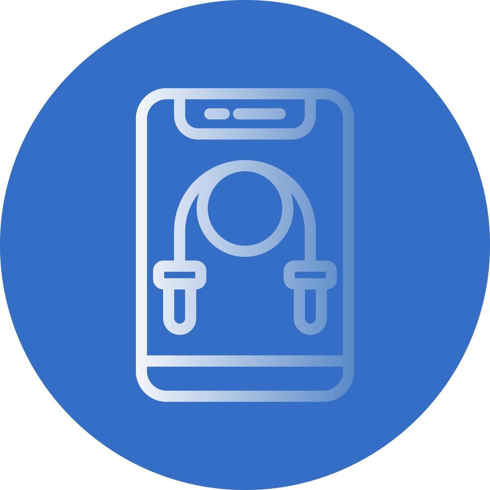 Jumping Rope Vector Icon Design