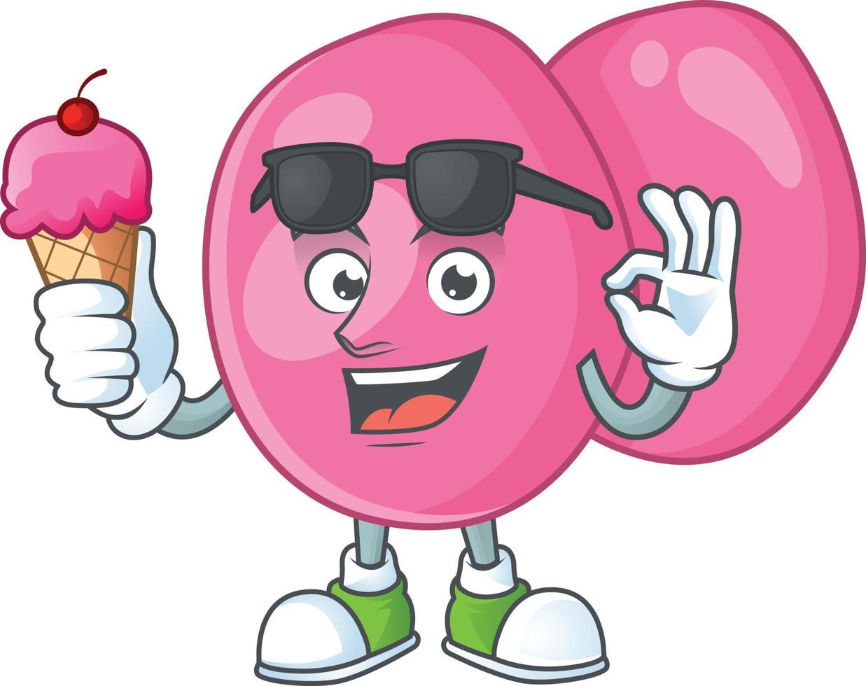 Streptococcus pyogenes Cartoon character vector