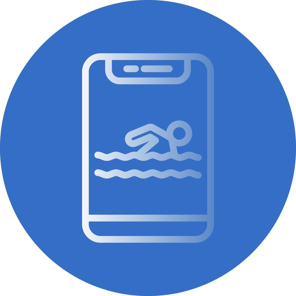 Swimming Vector Icon Design