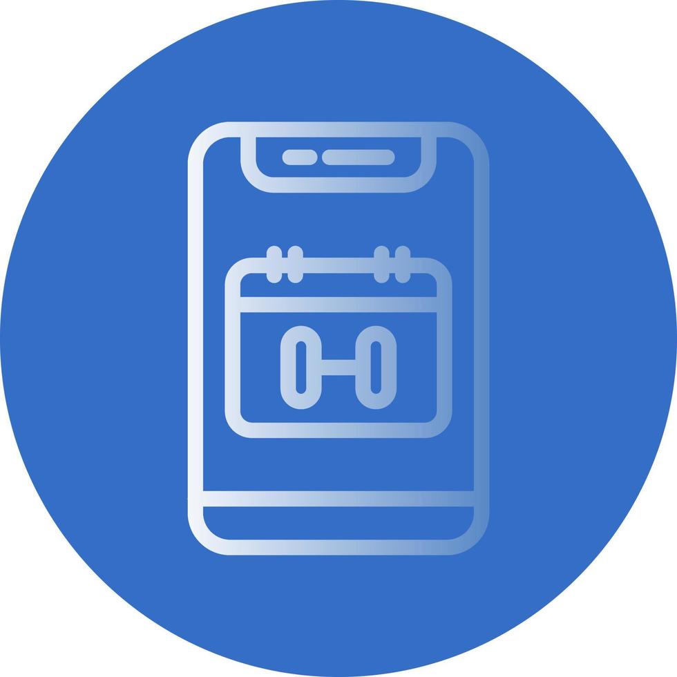 Workout Schedule Vector Icon Design