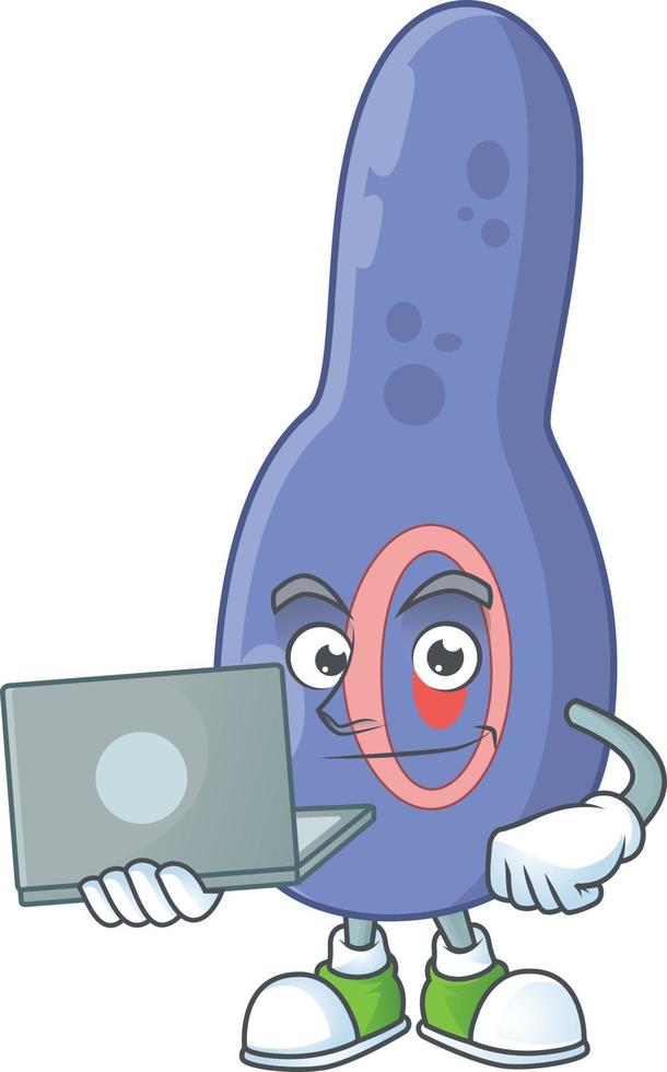Clostrisium botulinum Cartoon character vector