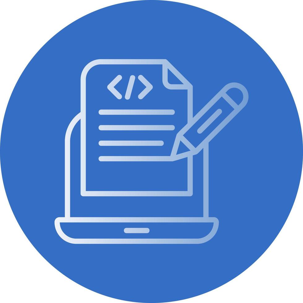 Programming Notes Vector Icon Design