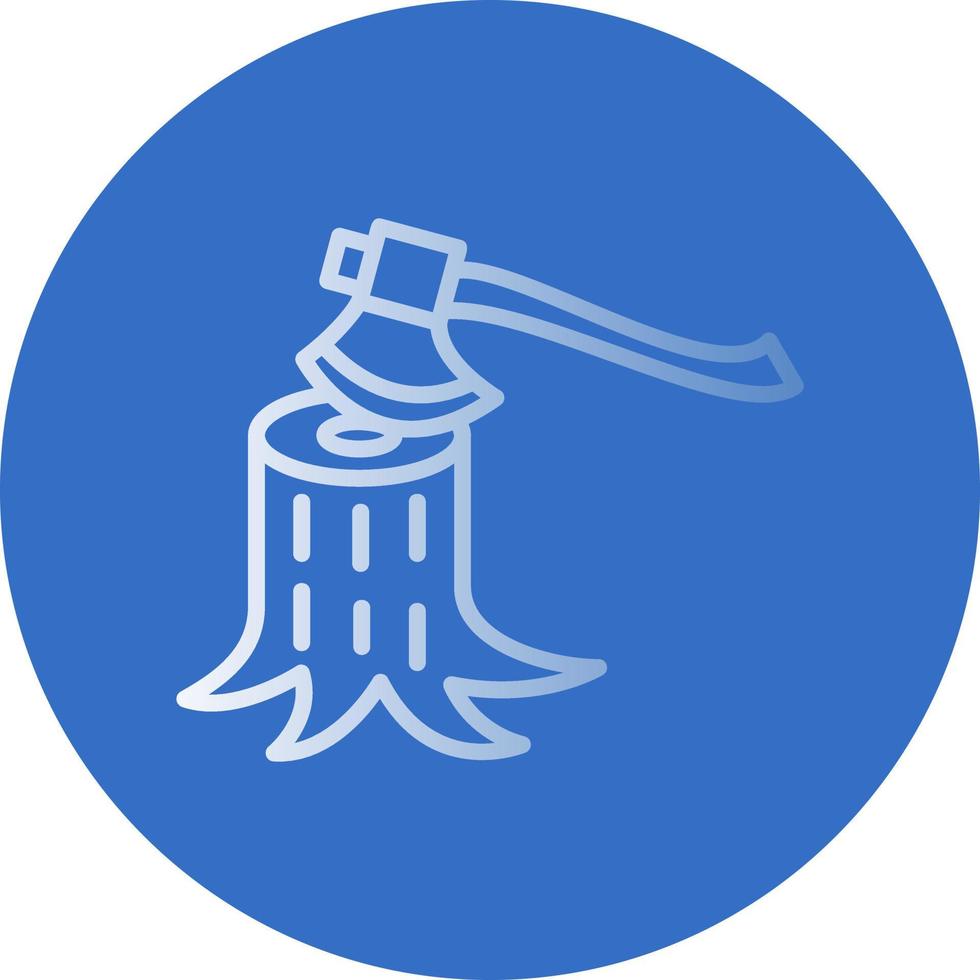 Deforestation Vector Icon Design