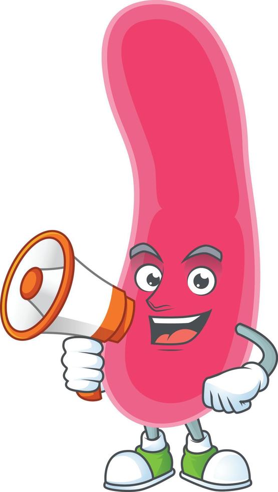 Cartoon character of fusobacteria vector