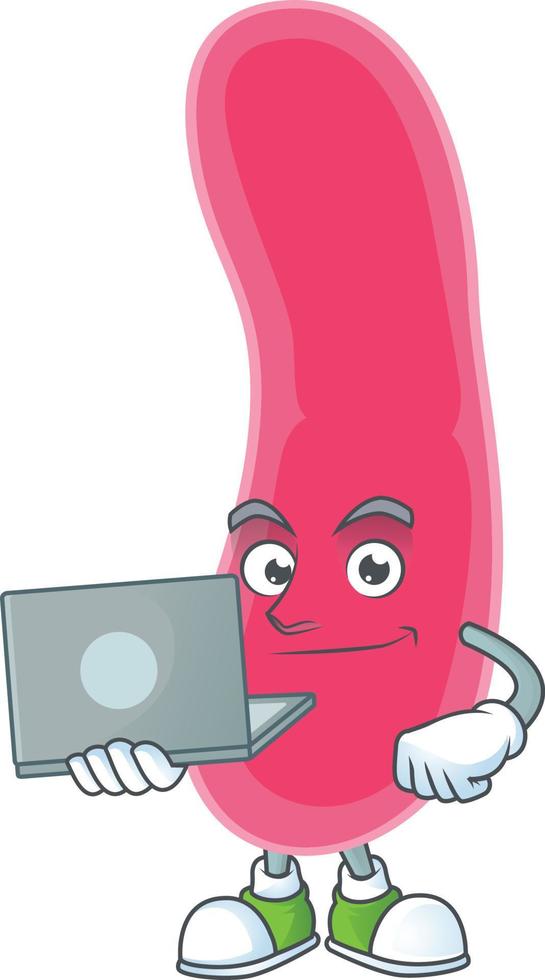 Cartoon character of fusobacteria vector