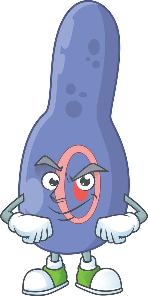 Clostrisium botulinum Cartoon character vector
