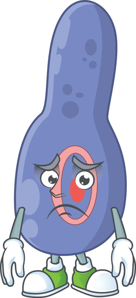 Clostrisium botulinum Cartoon character vector