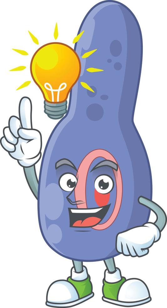 Clostrisium botulinum Cartoon character vector