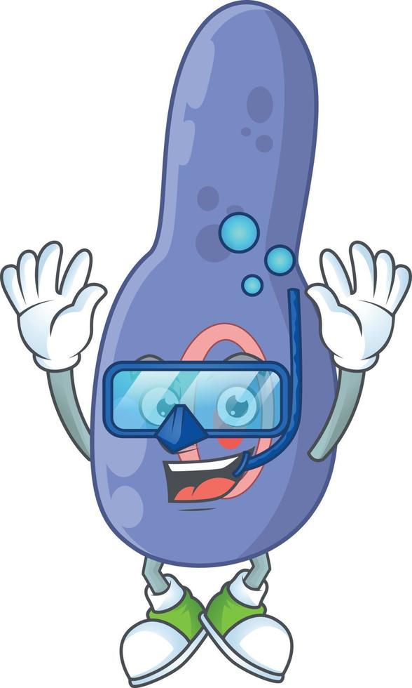 Clostrisium botulinum Cartoon character vector