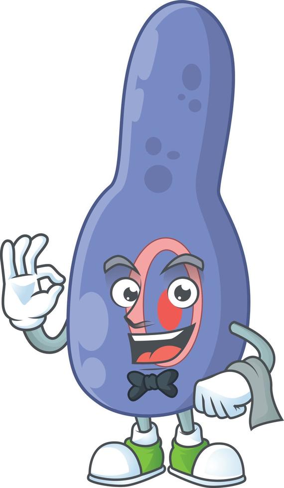 Clostrisium botulinum Cartoon character vector