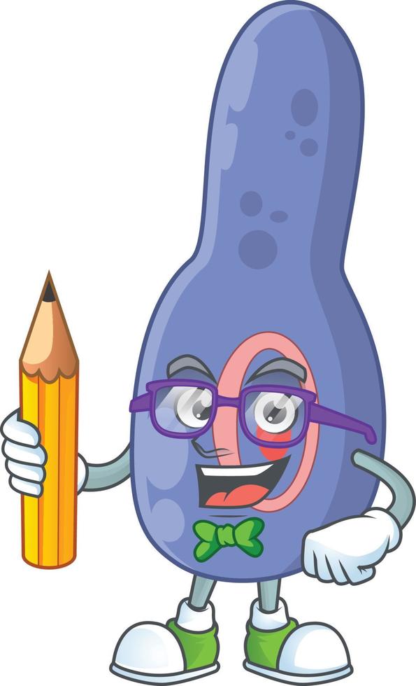Clostrisium botulinum Cartoon character vector