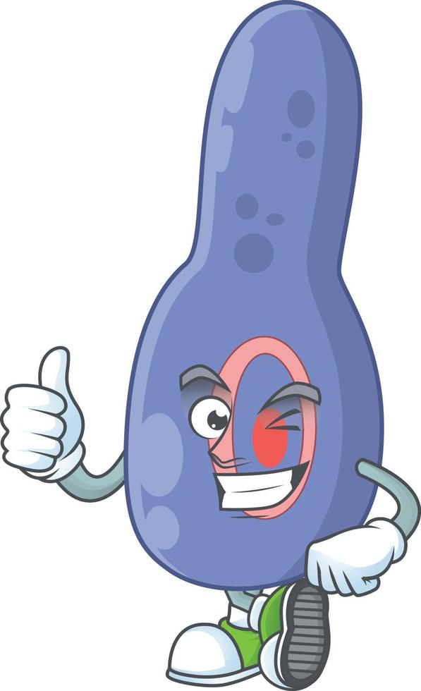 Clostrisium botulinum Cartoon character vector