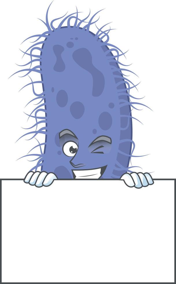 Salmonella typhi Cartoon character vector