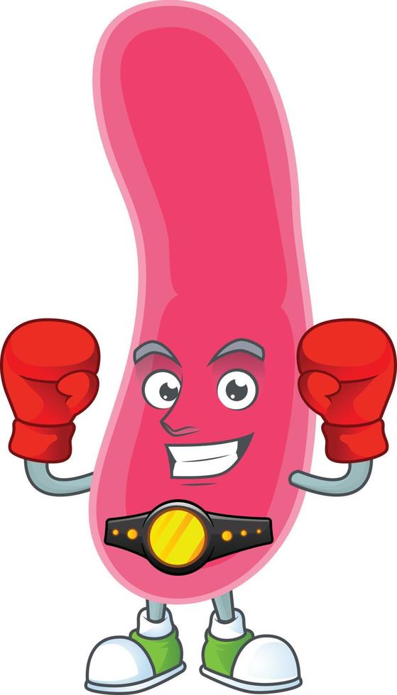 Cartoon character of fusobacteria vector