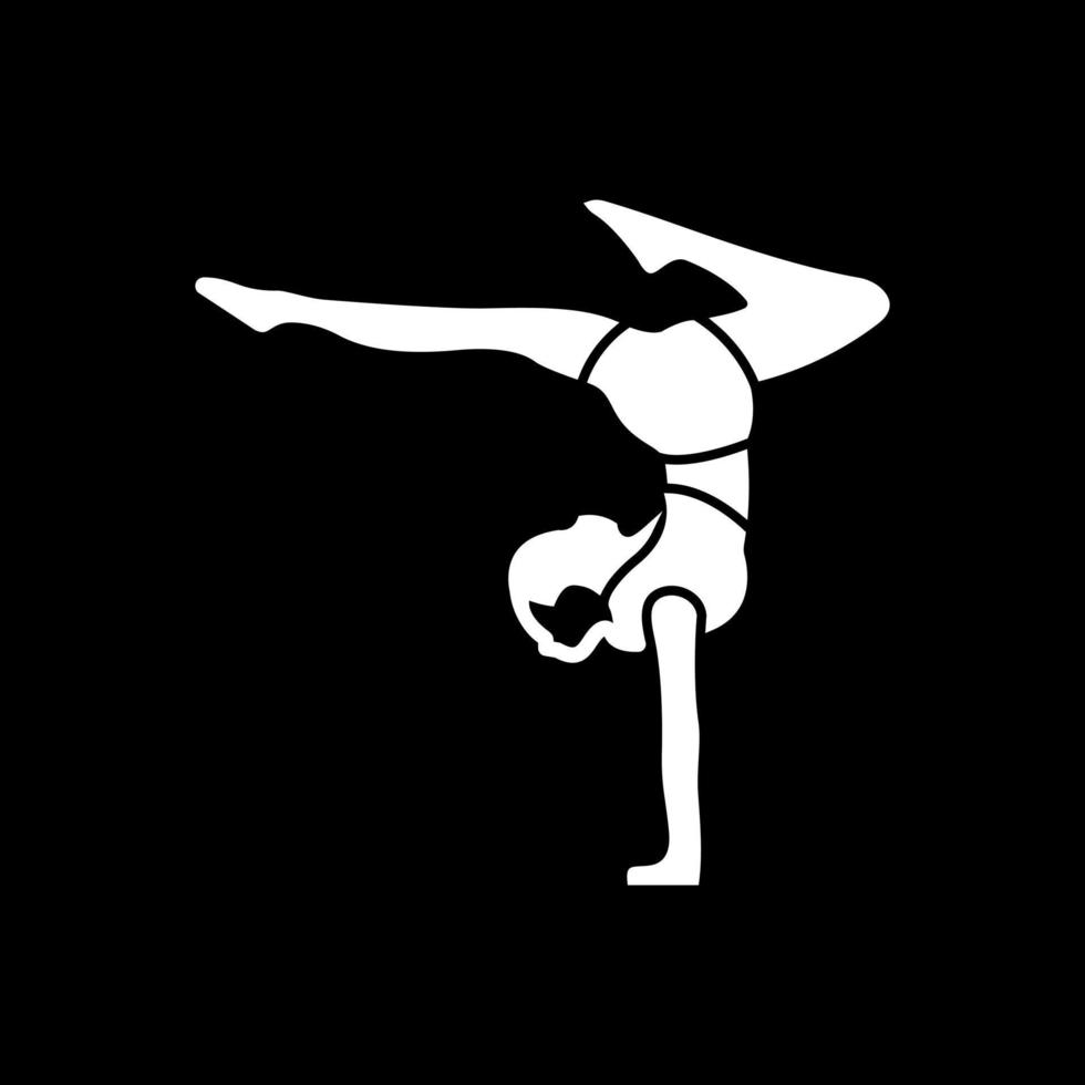 Acrobatic Vector Icon Design