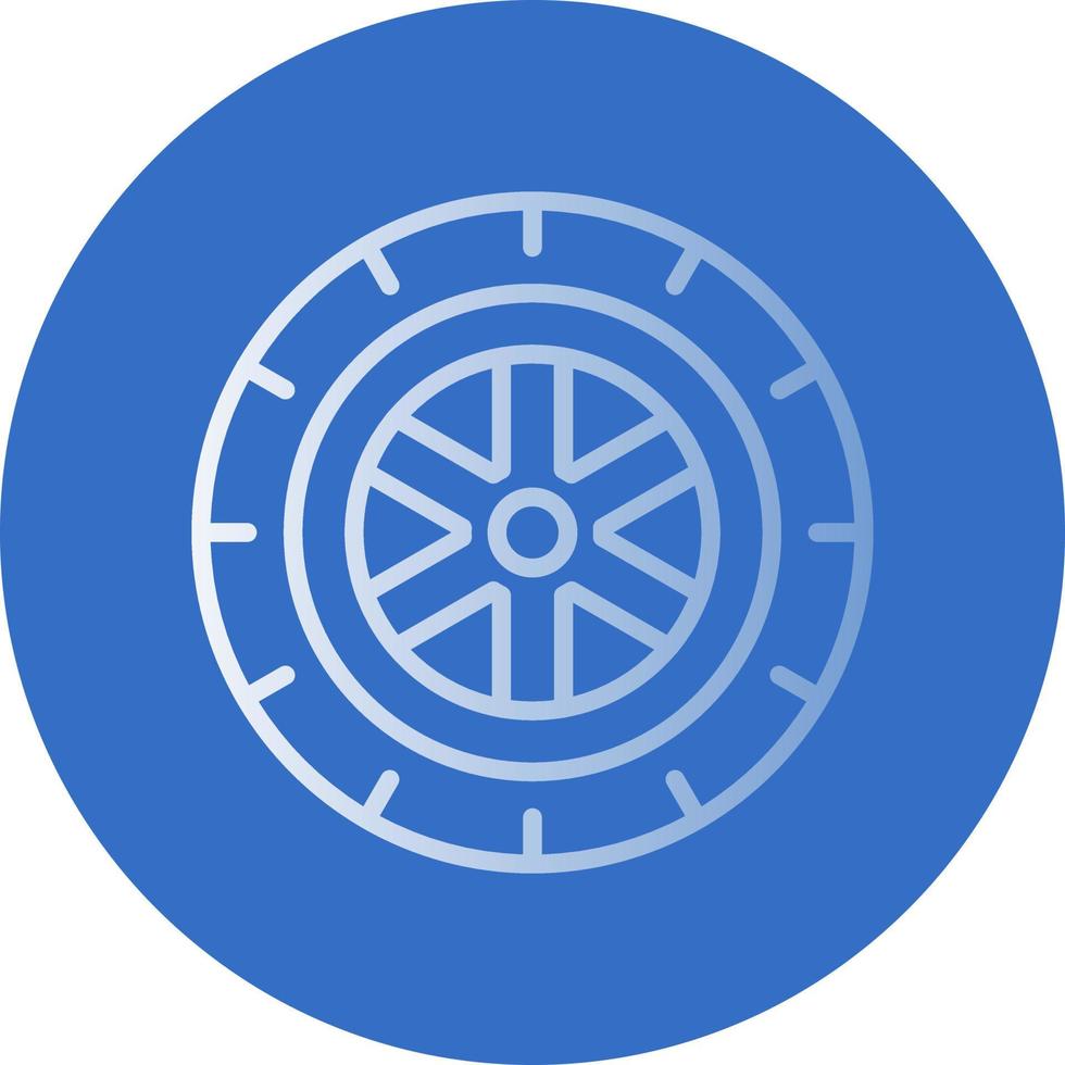 Tire Vector Icon Design