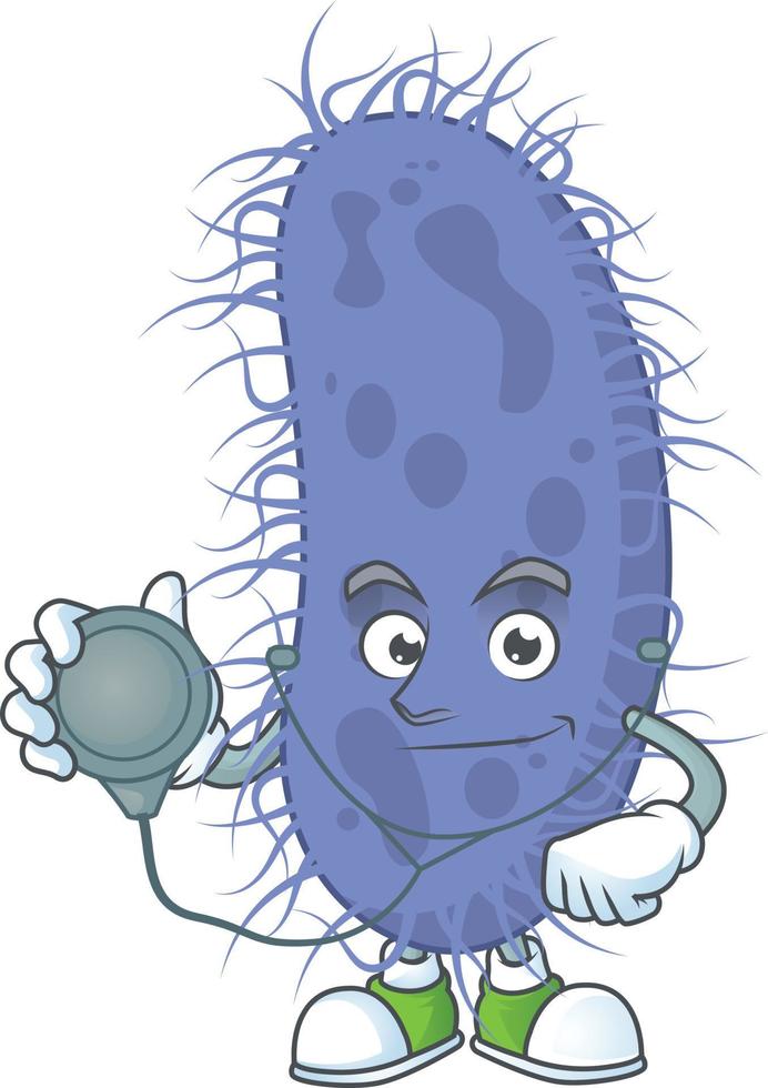 Salmonella typhi Cartoon character vector