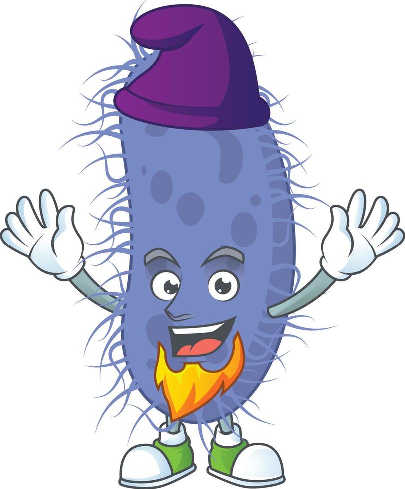 Salmonella typhi Cartoon character vector