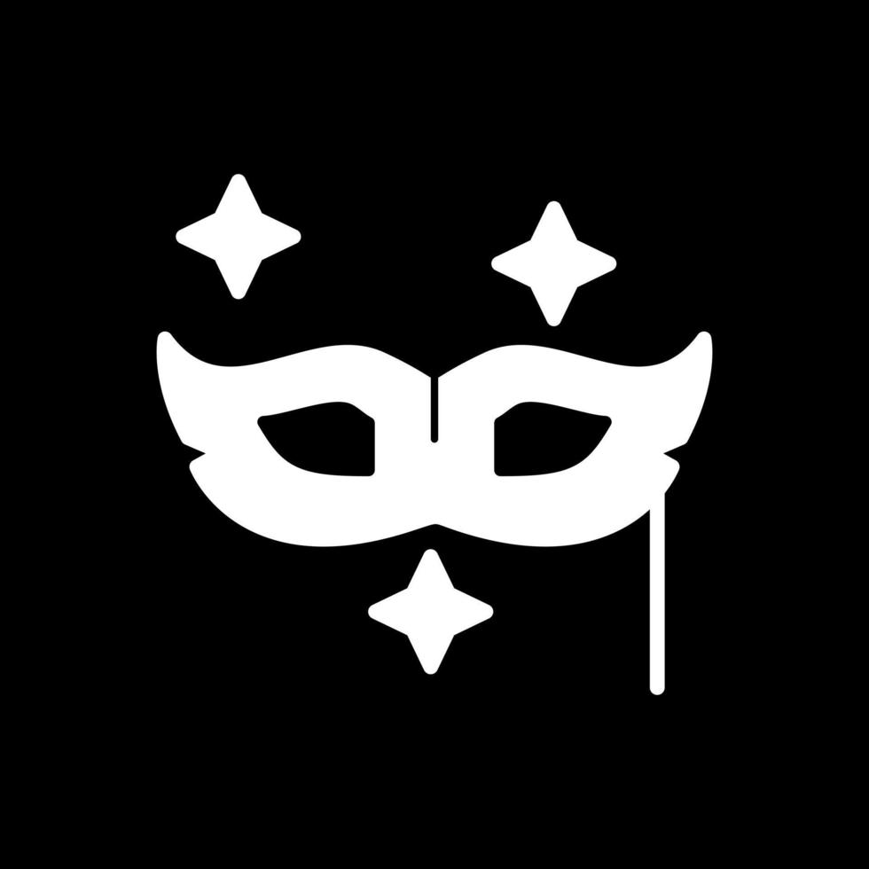 diseño de icono de vector de mascarada