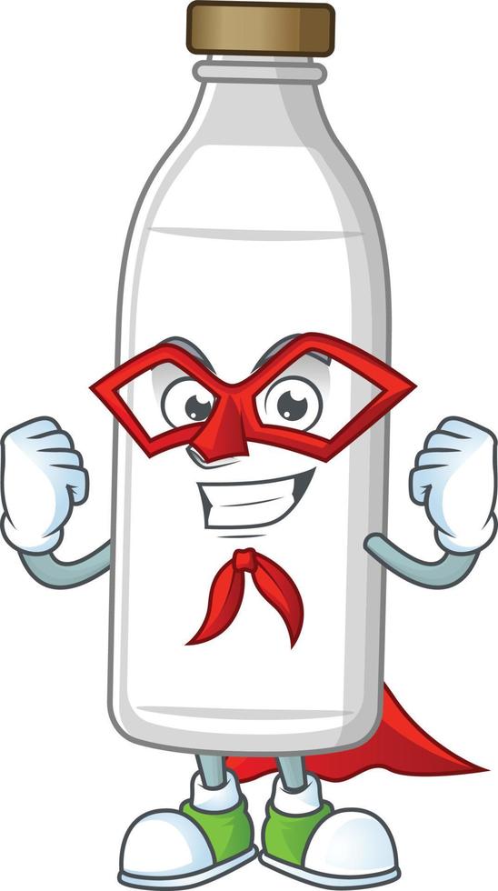 Milk bottle Cartoon character vector