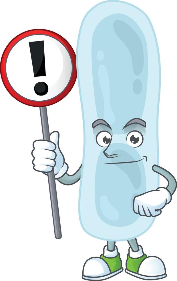Cartoon character of klebsiella pneumoniae vector
