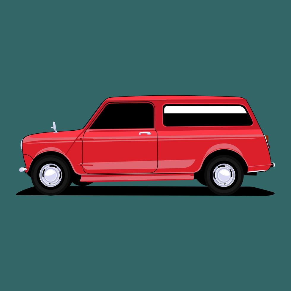 clásico carros americano estilo vector