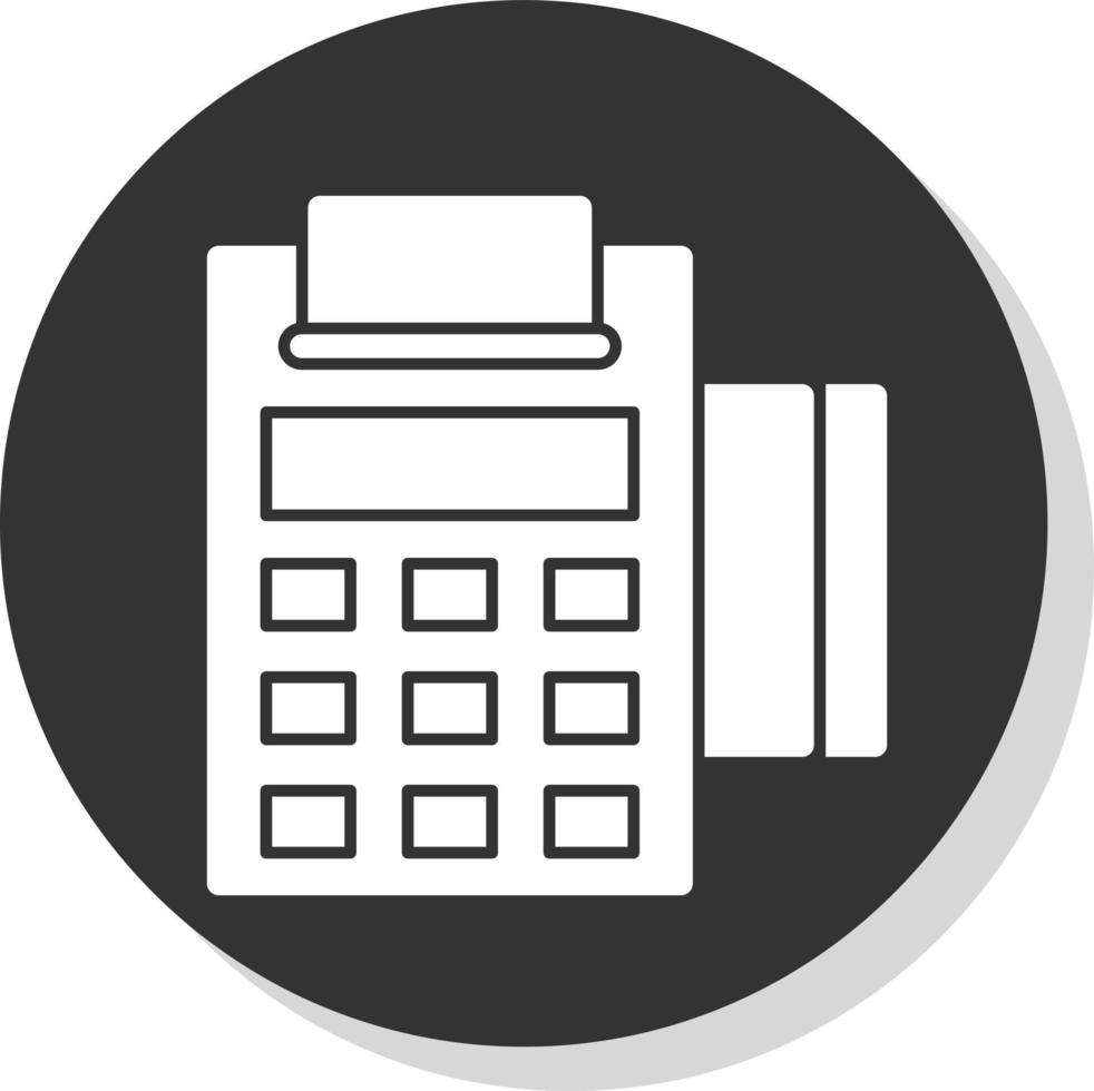 Pos Terminal Vector Icon Design