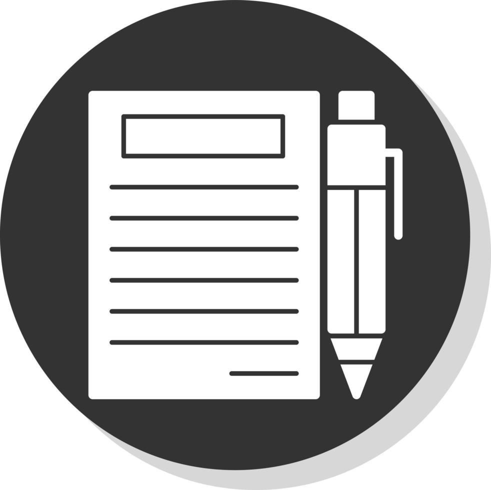 Contract Vector Icon Design