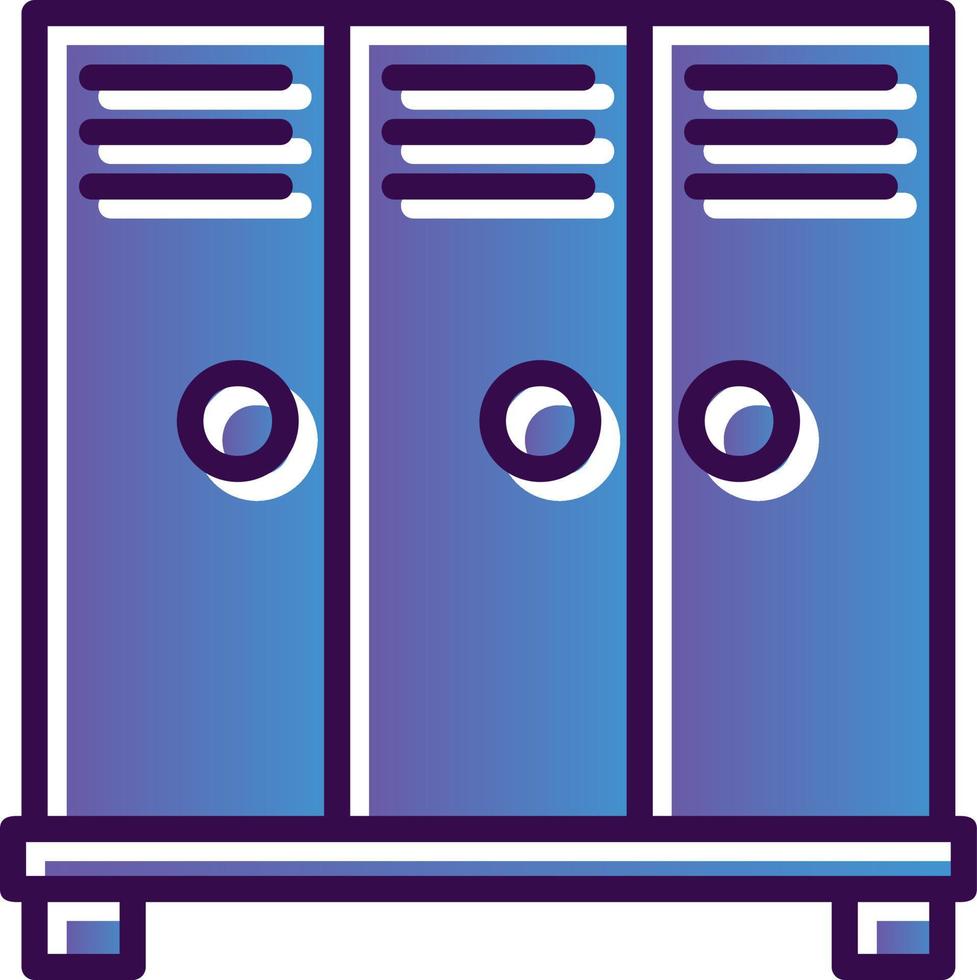 Locker Vector Icon Design