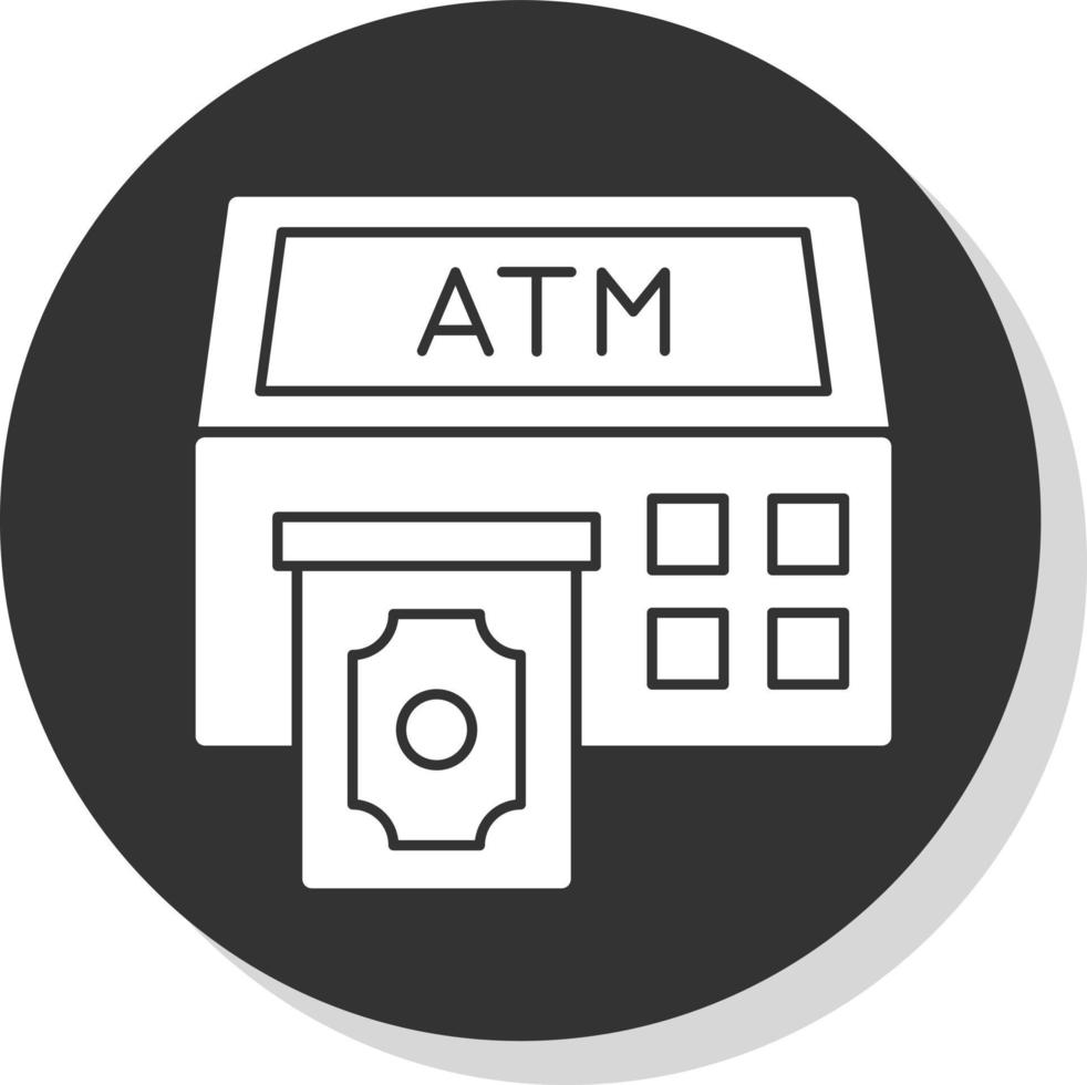 Atm Machine Vector Icon Design