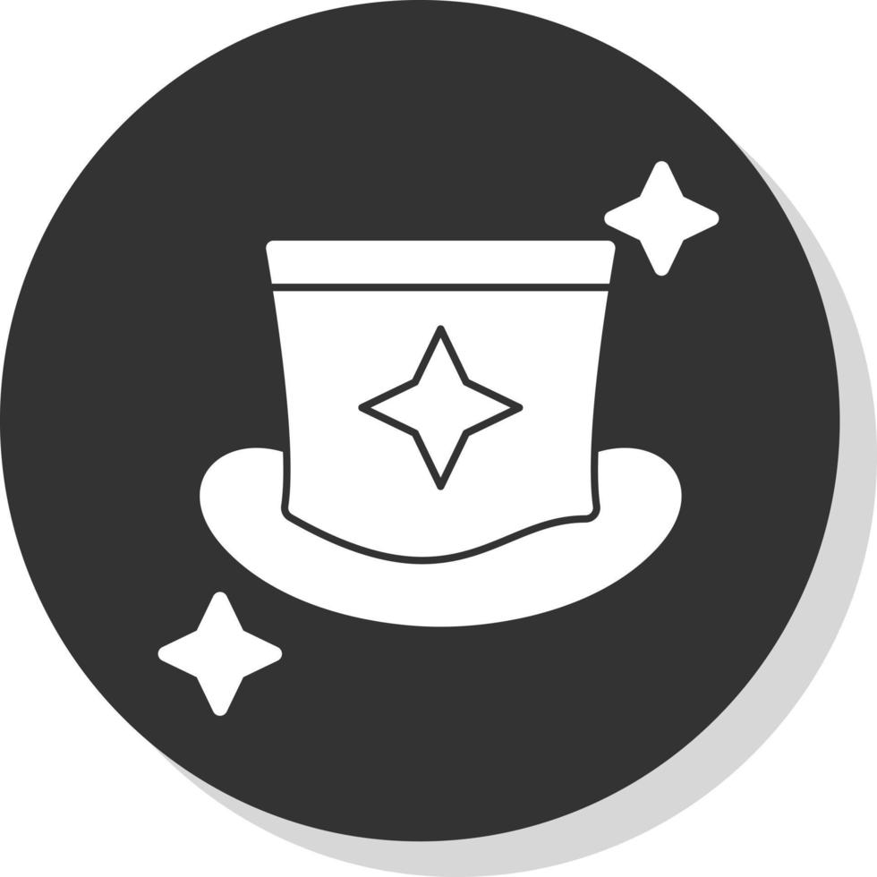 diseño de icono de vector de sombrero de mago