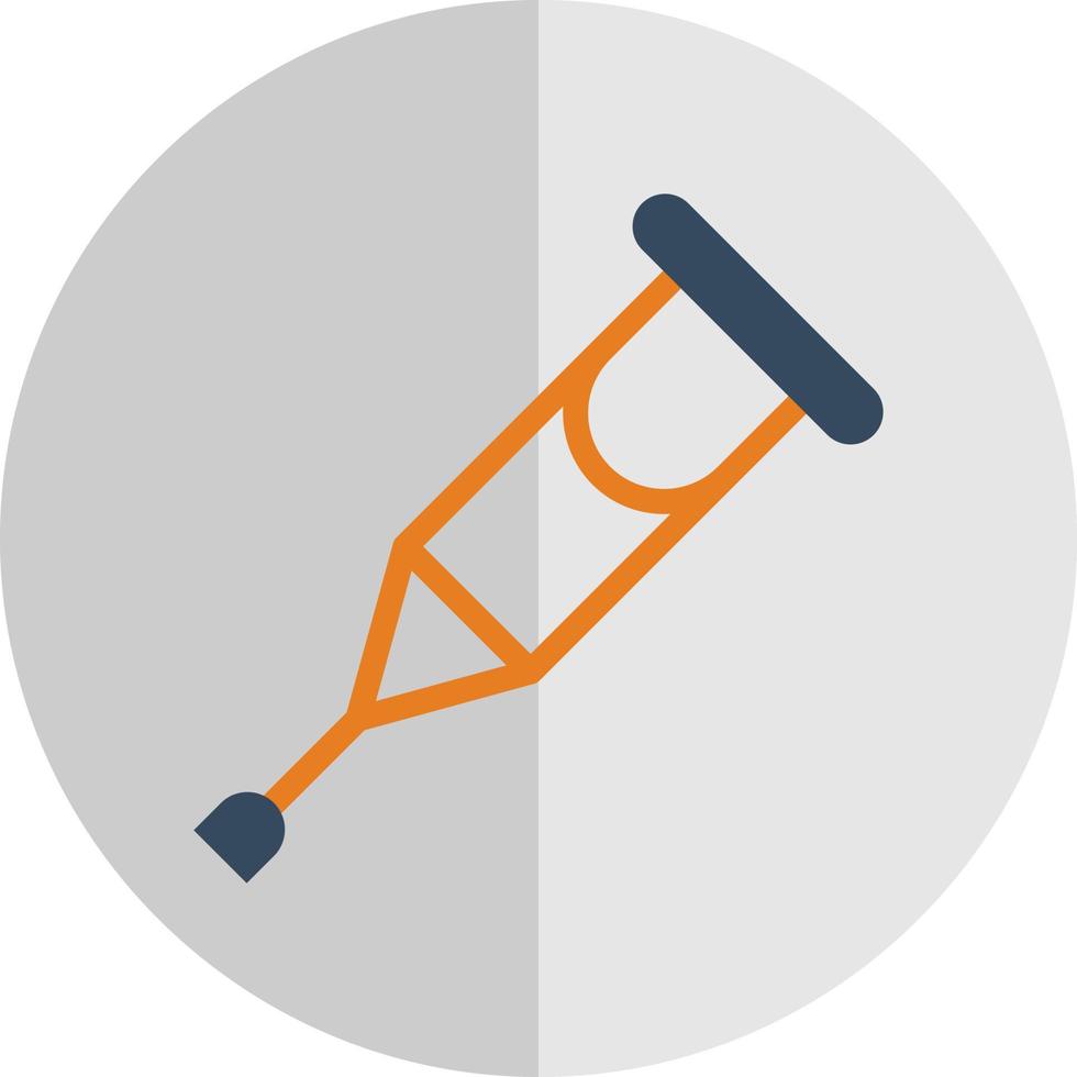 Crutch Vector Icon Design