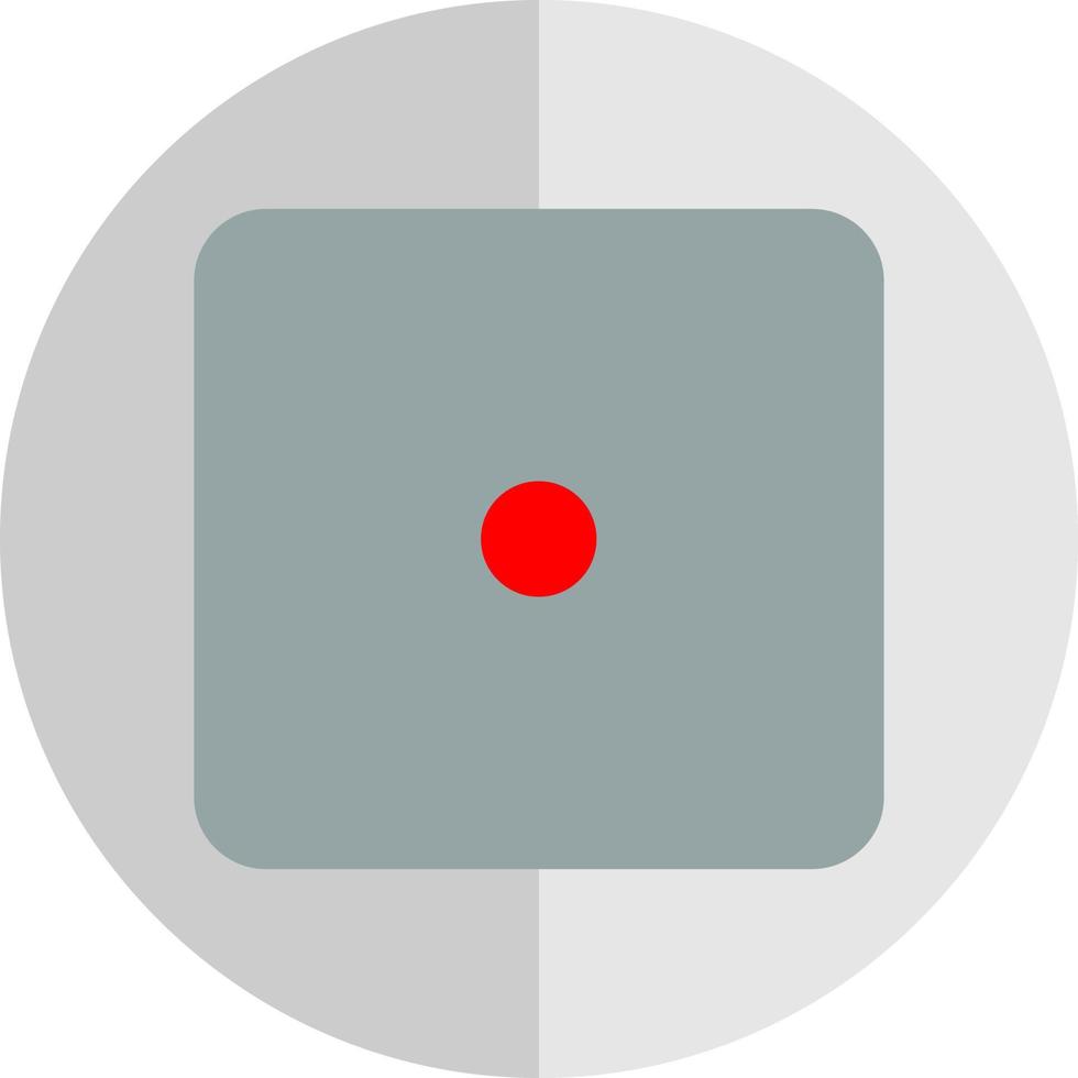 Dice One Vector Icon Design