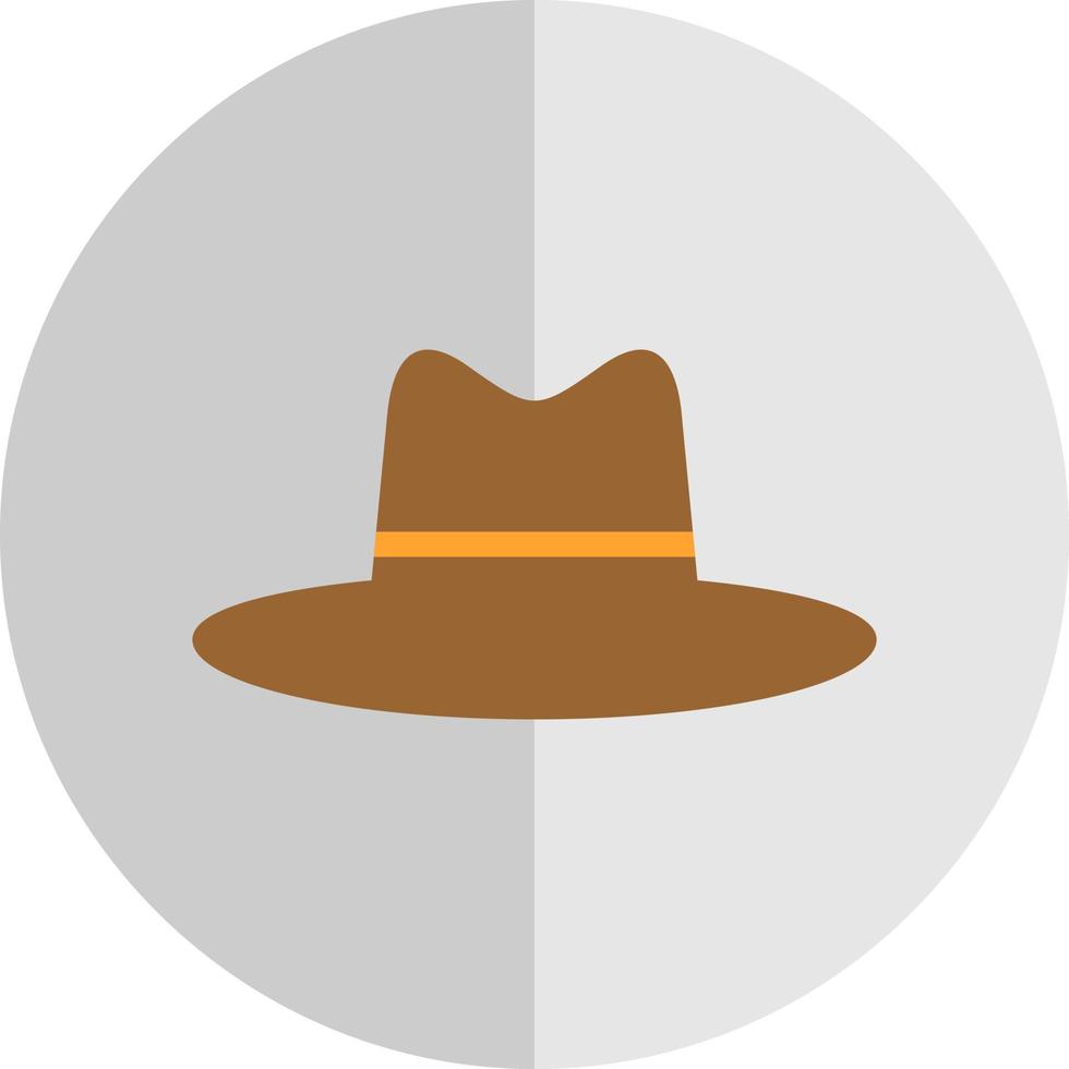 sombrero, vaquero, lado, vector, icono, diseño vector