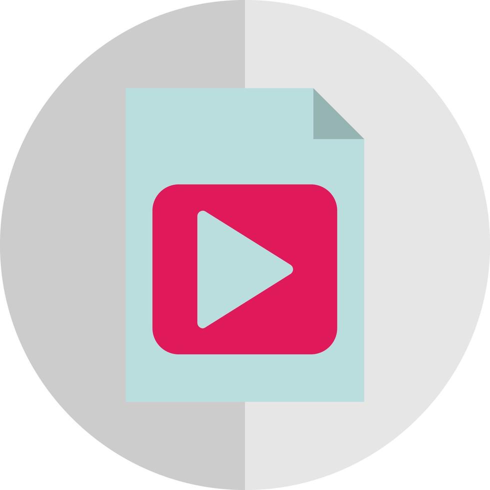 diseño de icono de vector de video de archivo