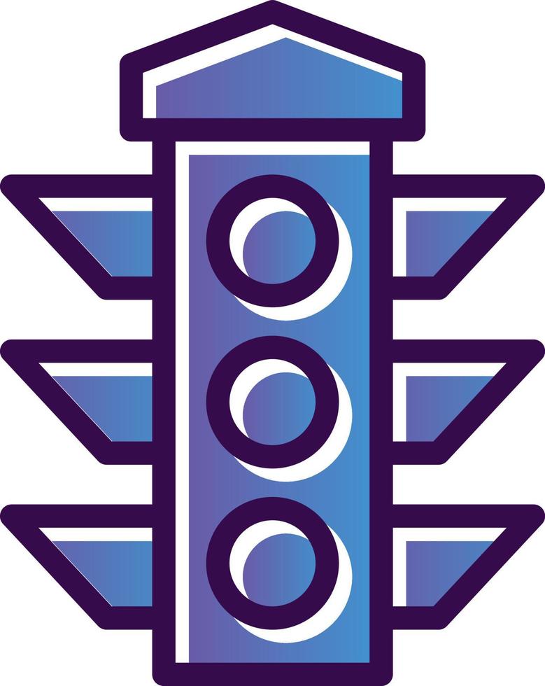 Traffic Lights Vector Icon Design