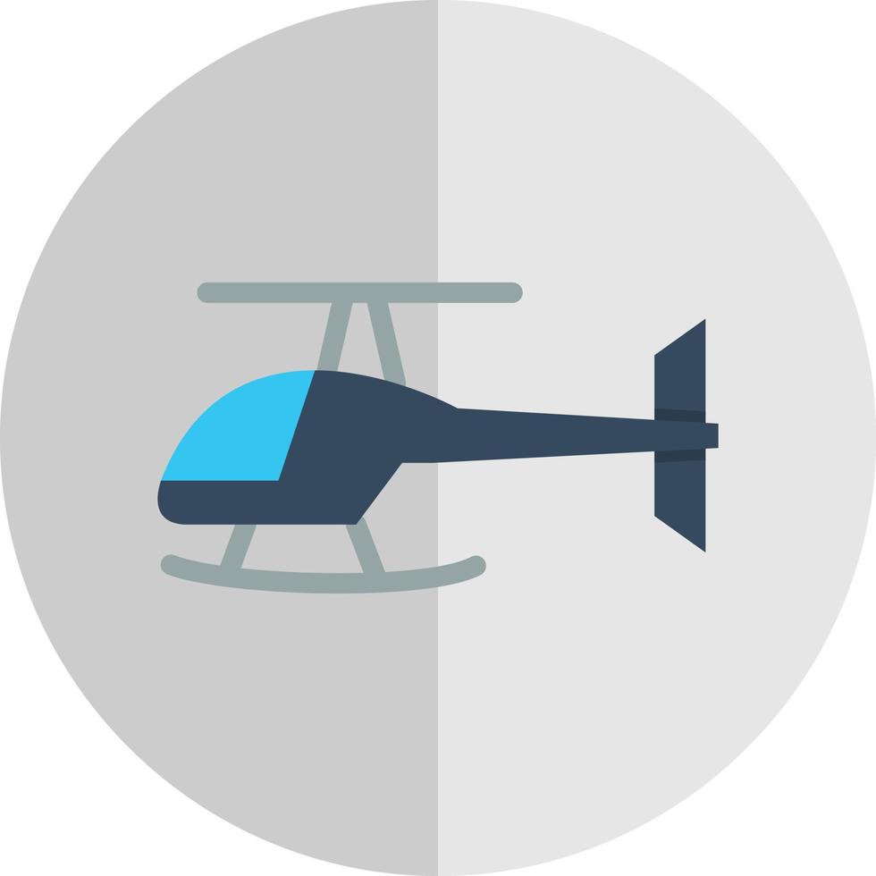 Helicopter Vector Icon Design