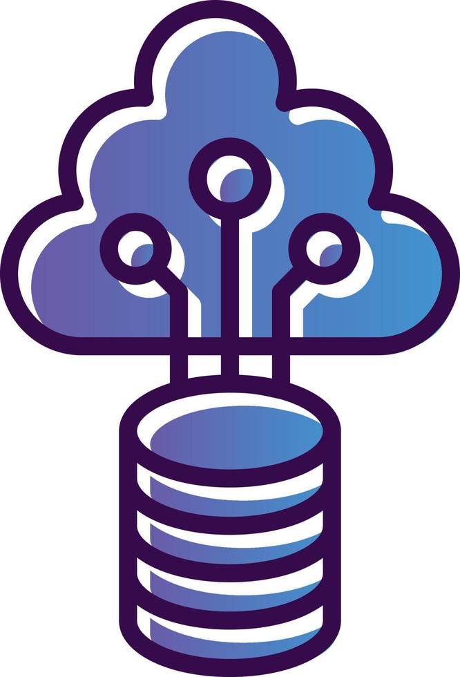 Cloud Data Vector Icon Design