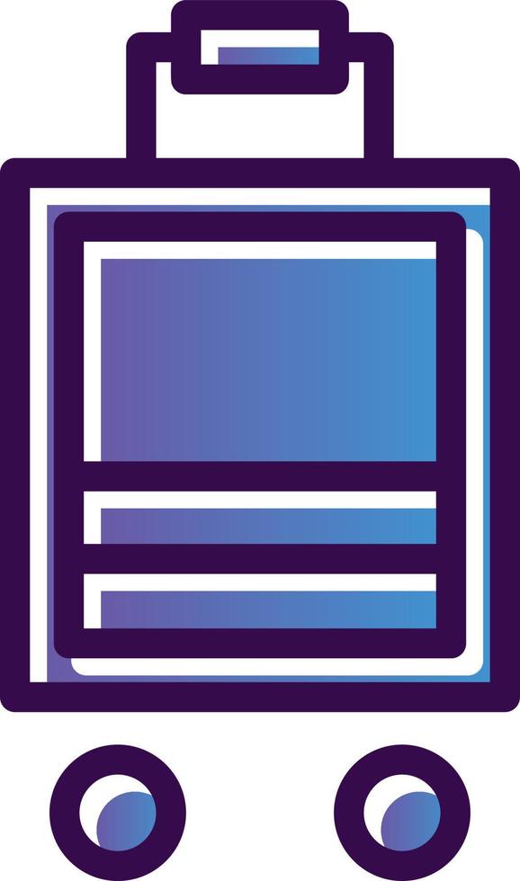Baggages Vector Icon Design