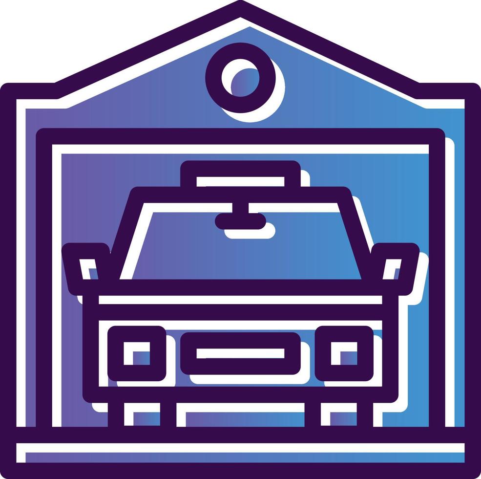 Garage Vector Icon Design