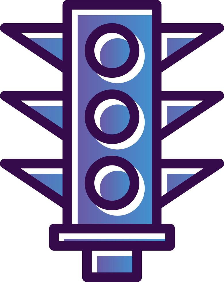 Traffic Signal Vector Icon Design