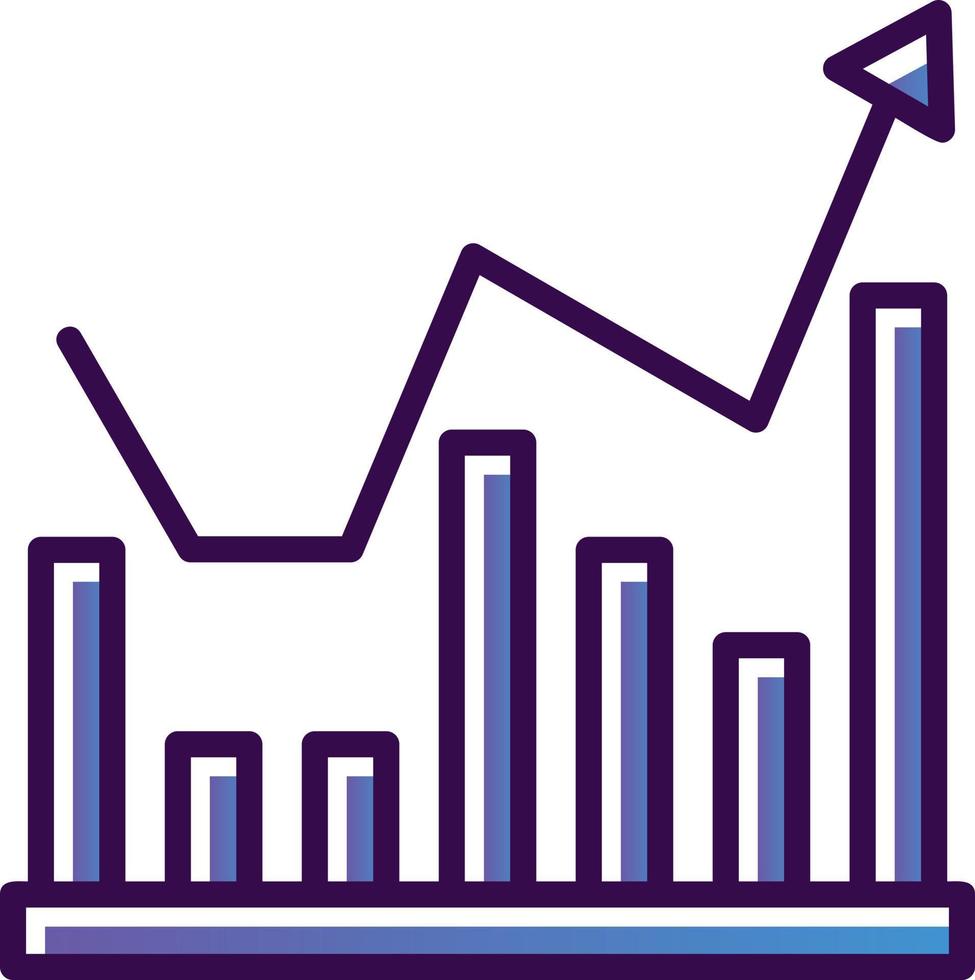 Stock Market Vector Icon Design
