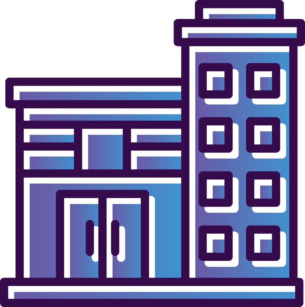 Office Building Vector Icon Design