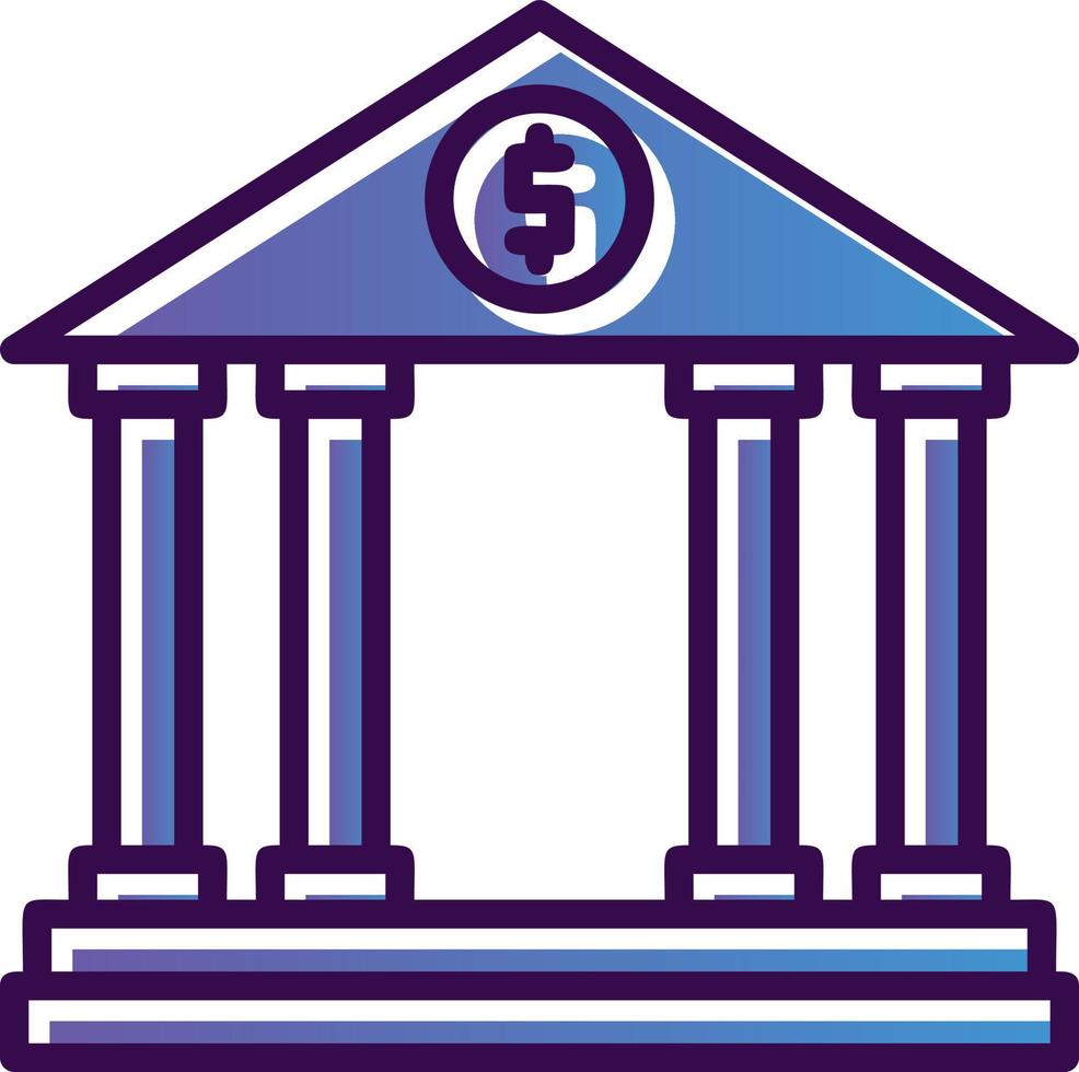 Bank Vector Icon Design