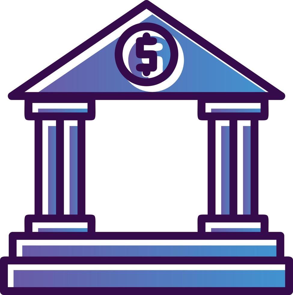 diseño de icono de vector de banco