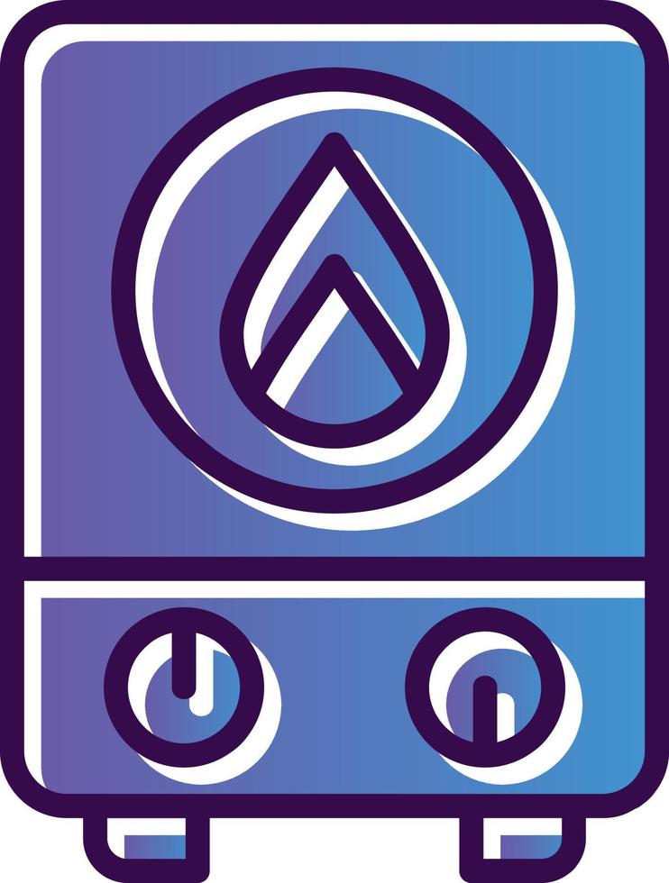 Water Heater Vector Icon Design